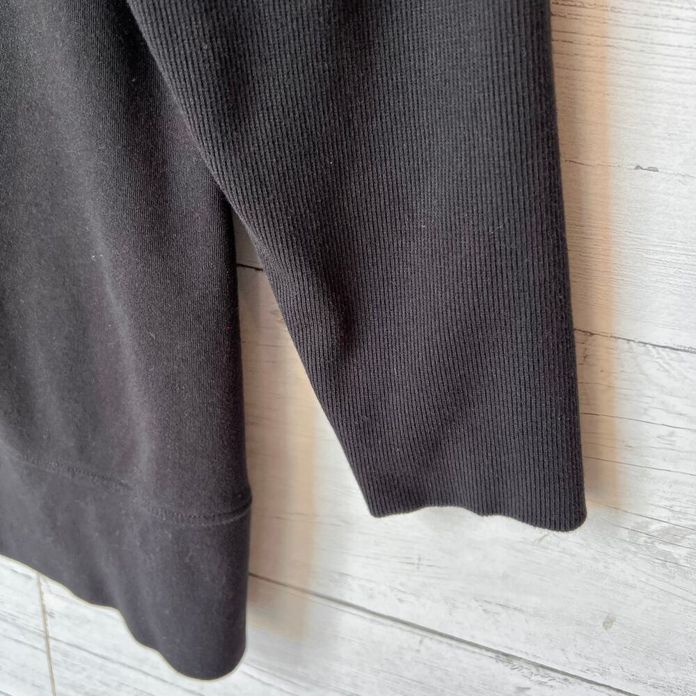Pact Cardigan Womens Size XS/S Black Open Front 100% Organic Cotton Pockets - Picture 15 of 16
